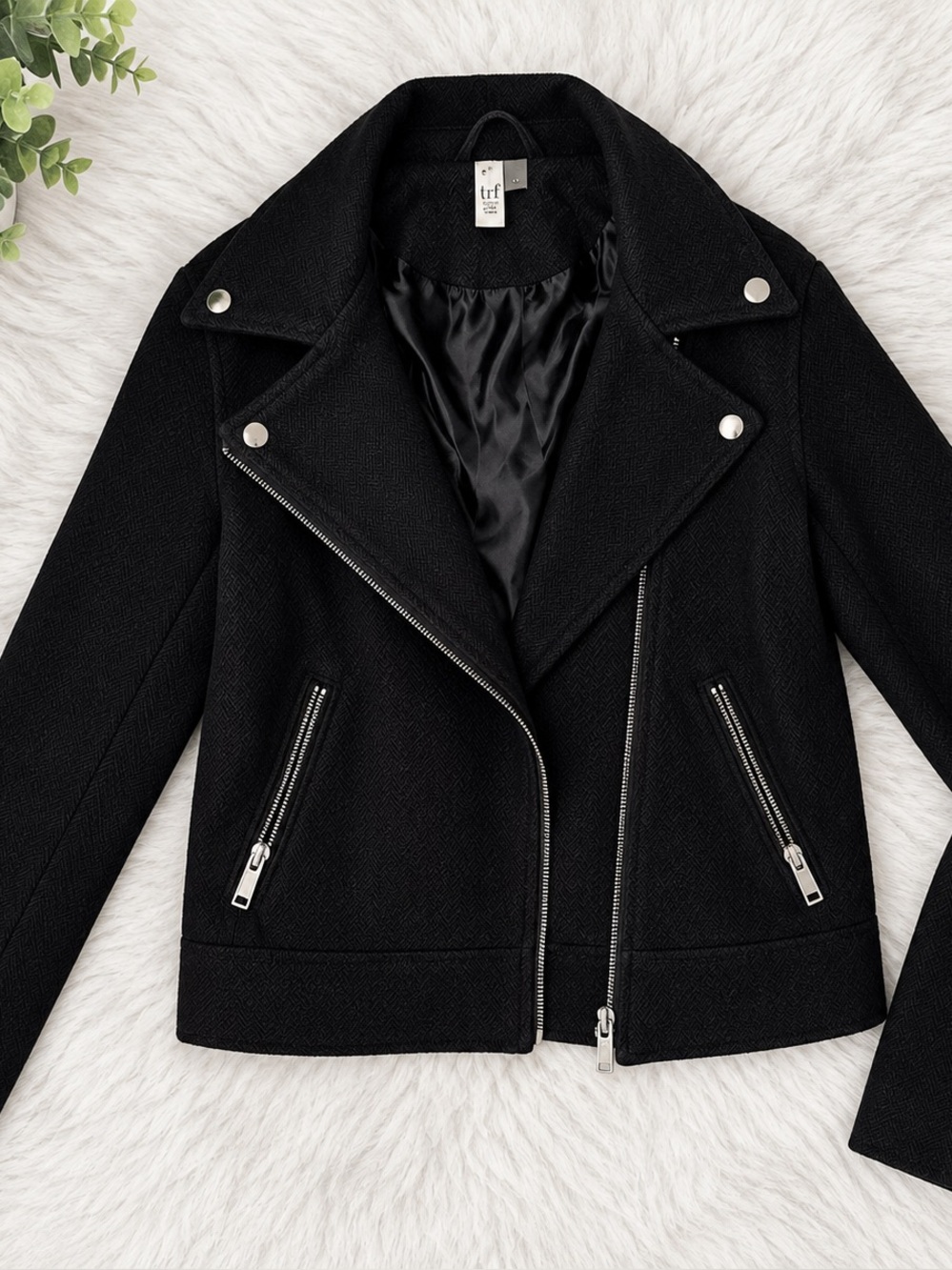 Divided Women's Black Moto-Style Jacket